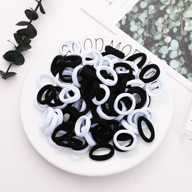 100PCS/Set Nylon Hair Band | Girls & Women