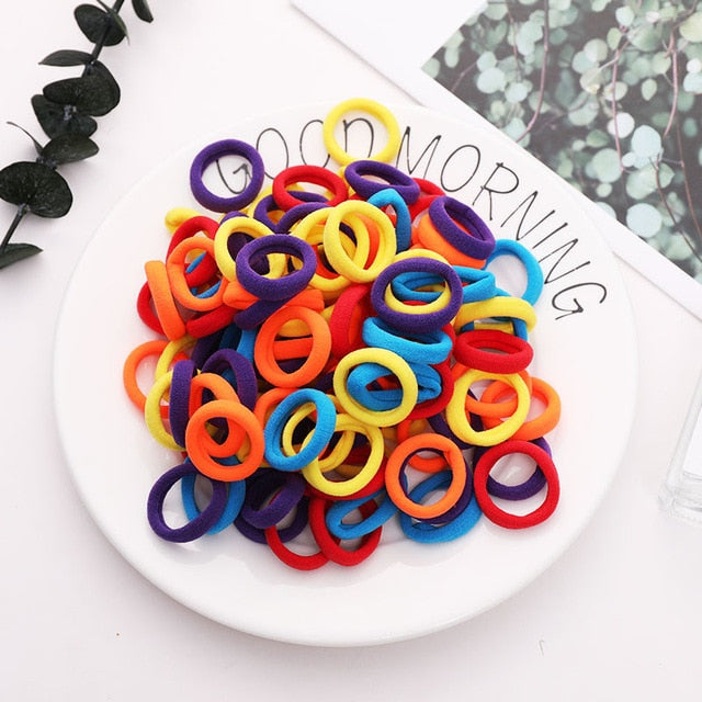 100PCS/Set Nylon Hair Band | Girls & Women