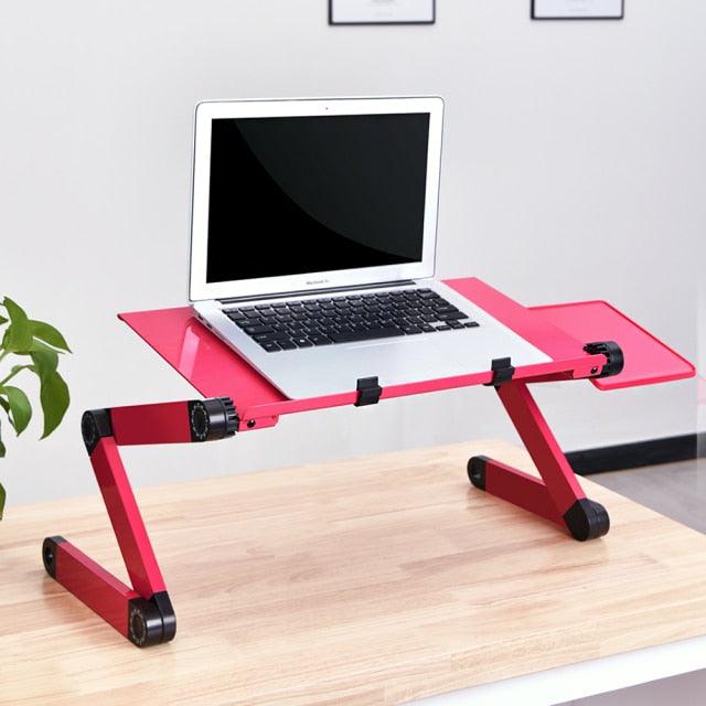 Adjustable Laptop Folding Stand with Cooling Fan Desk