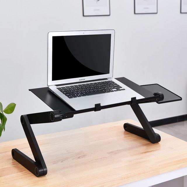 Adjustable Laptop Folding Stand with Cooling Fan Desk