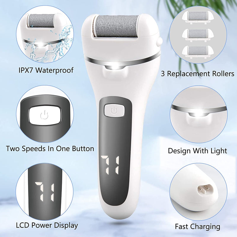 Electric Foot File & Pedicure Kit | Rechargable