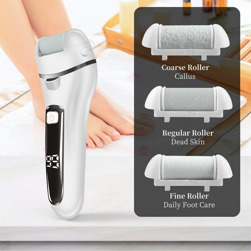 Electric Rechargeable Foot File and Pedicure Kit