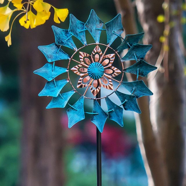 Mesmerizing Kinetic Garden Spinner Sculptures