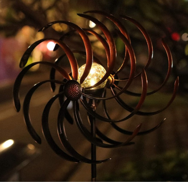 Mesmerizing Kinetic Garden Spinner Sculptures