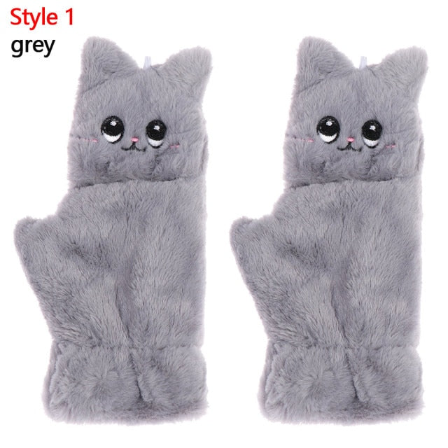 Cute Cartoon Bunny Mittens