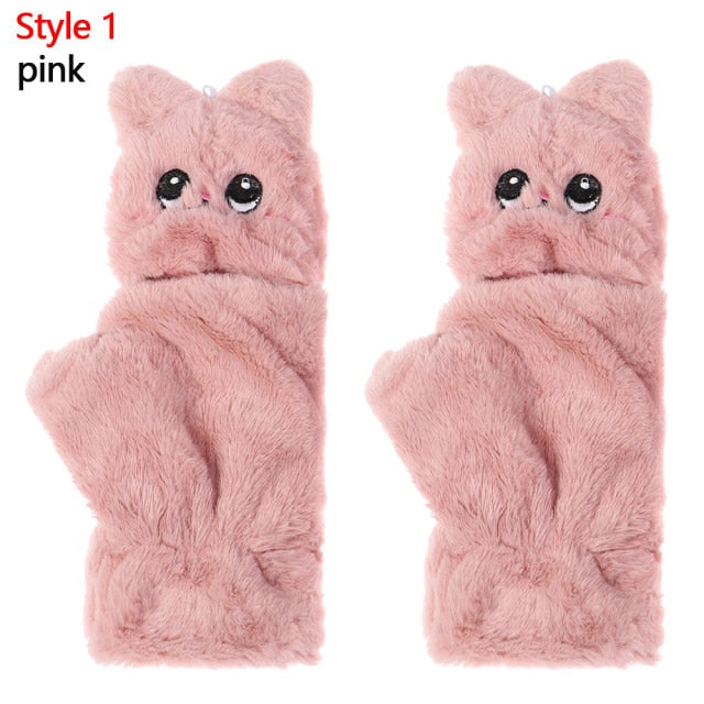 Cute Cartoon Bunny Mittens