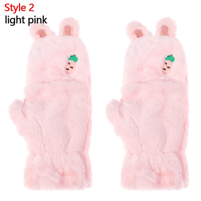 Cute Cartoon Bunny Mittens