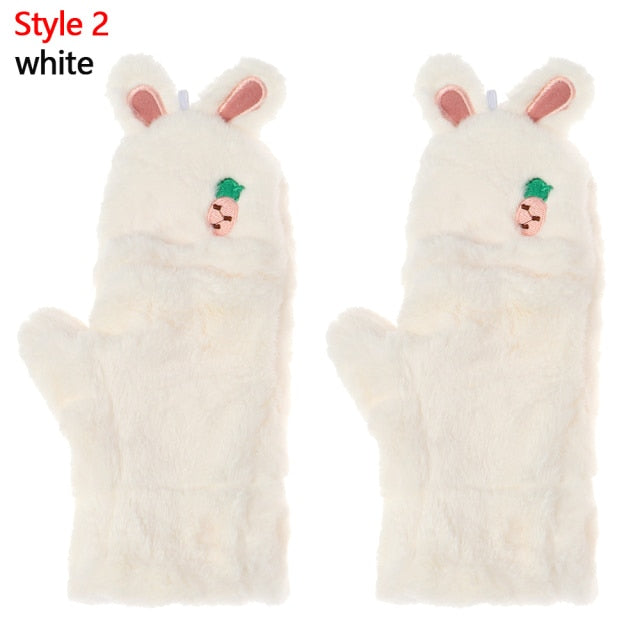 Cute Cartoon Bunny Mittens