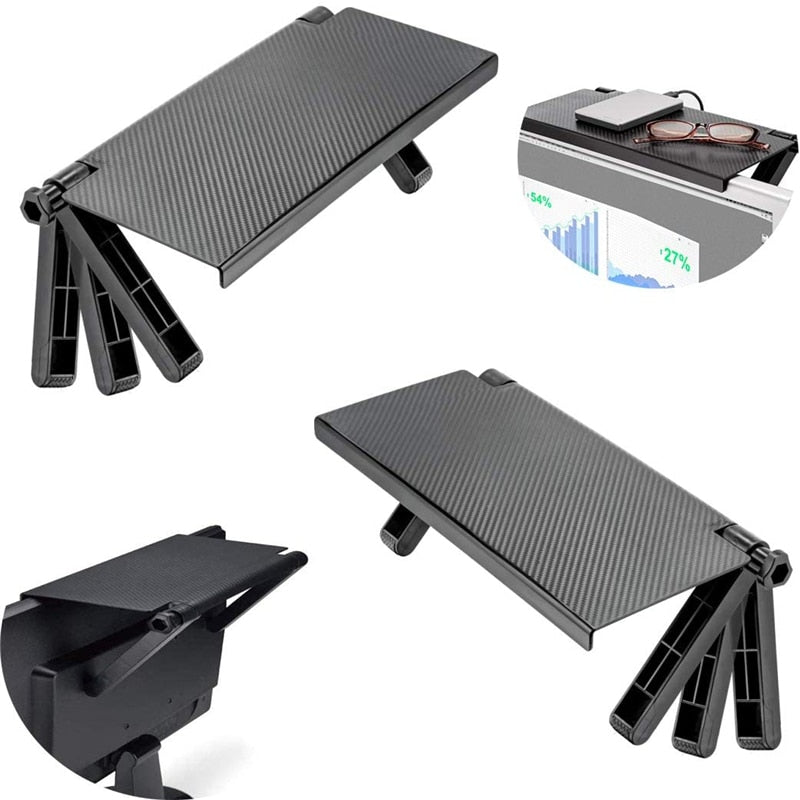 Adjustable Monitor/TV/Panel Top Mounted Shelf | Anti-Slip