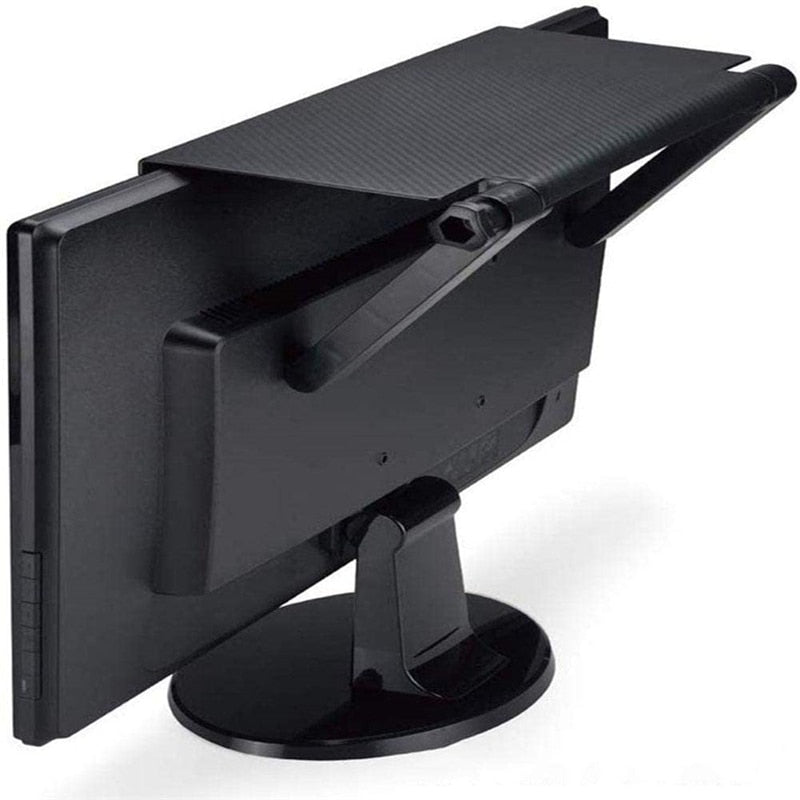 Adjustable Monitor/TV/Panel Top Mounted Shelf | Anti-Slip