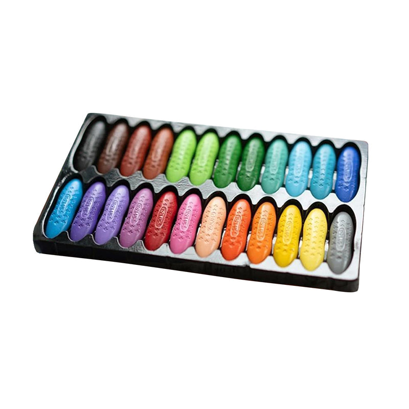 Full 24 Color Washable Peanut Crayons