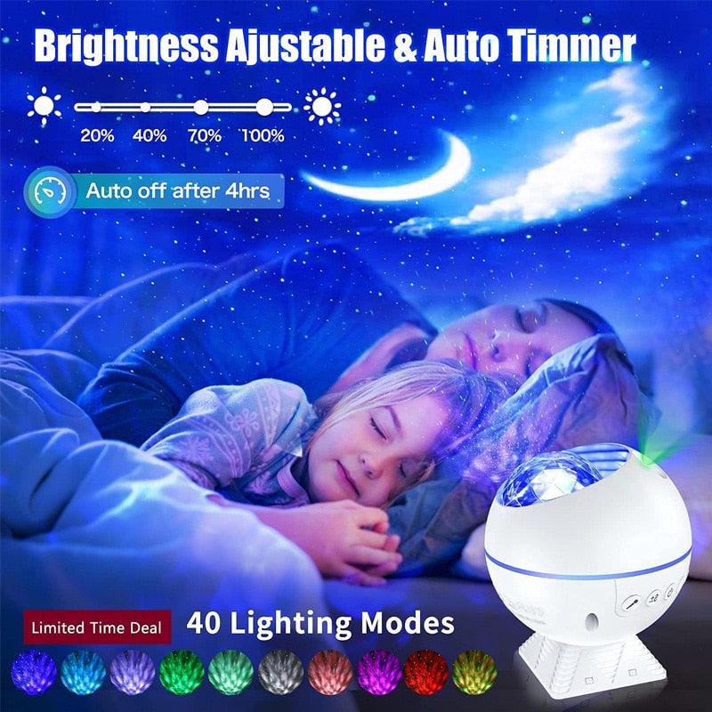 Galaxy Sky Ocean Projector Night Light