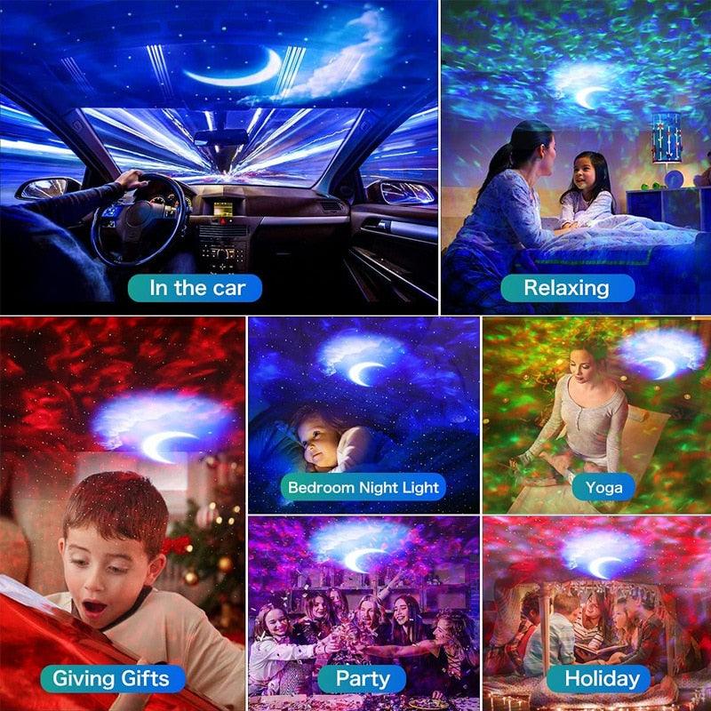 Galaxy Sky Ocean Projector Night Light