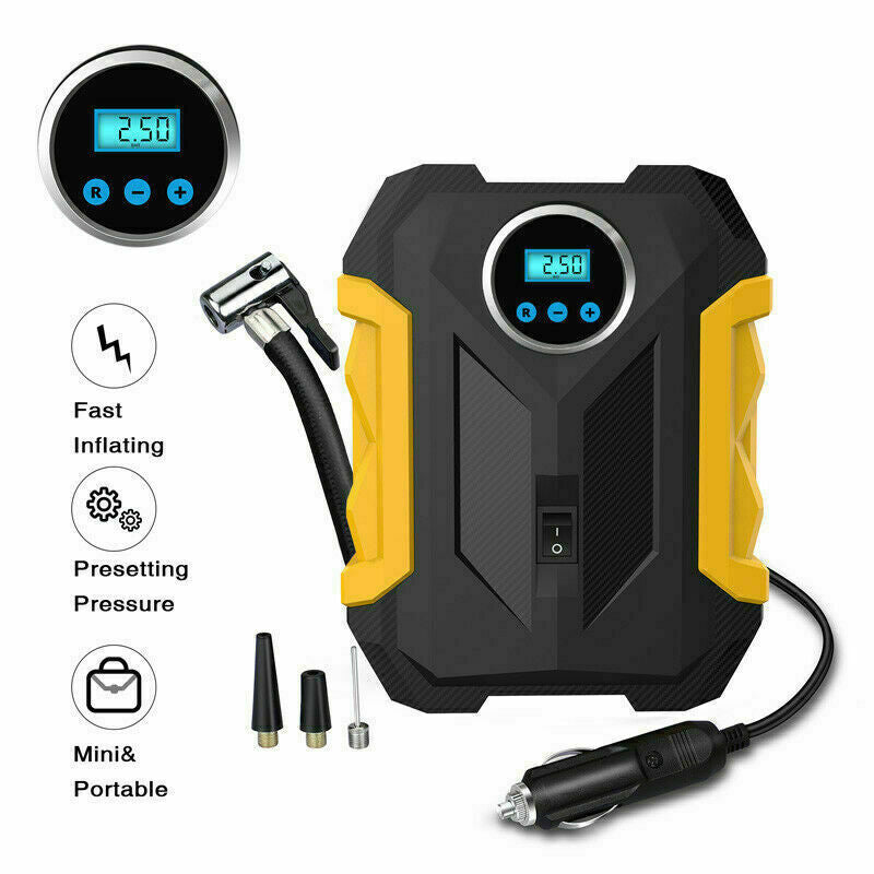 Fast Portable Tire Inflator | 12V DC | 150 PSI