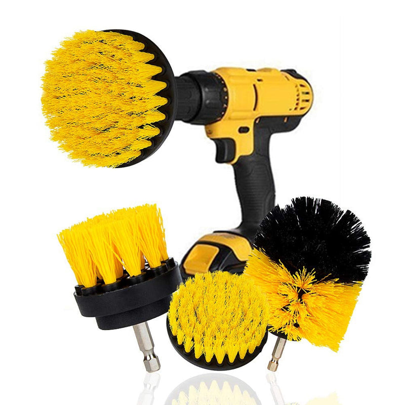 Nylon Drill Scrubber Set | 3 Heads