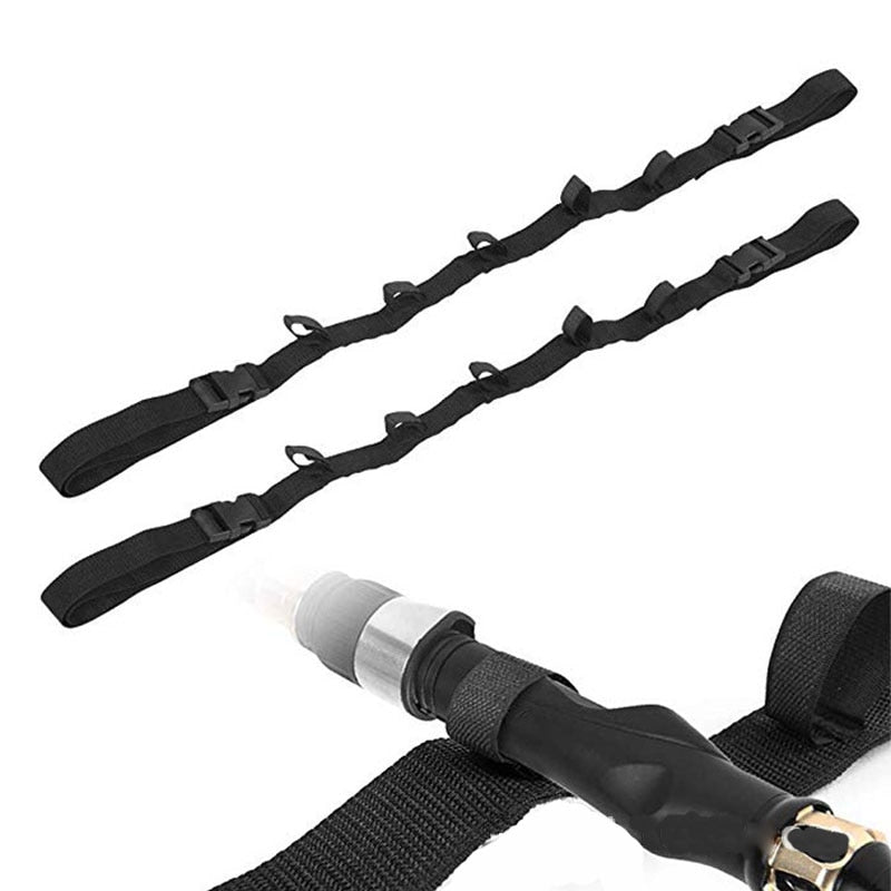 RodGear | Car Overhead Fishing Rod Holder Straps | 2PCs