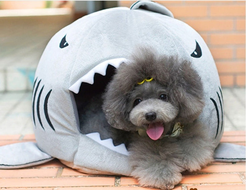 DoggoShark | Dog, Cat & Pet Cartoon Shark Bed