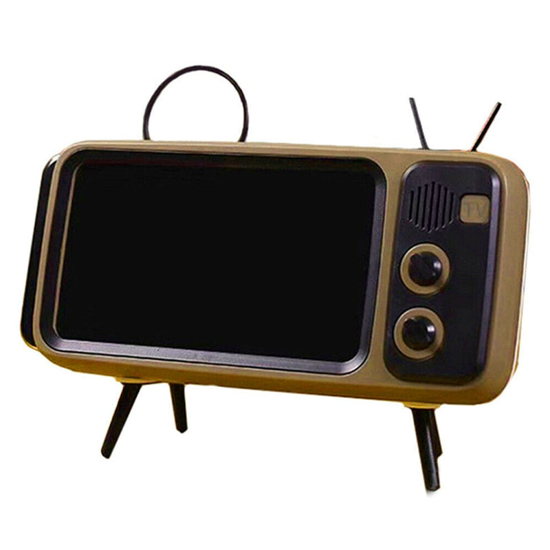 RetroVisor | Phone Holder + Speakers | Retro TV Style