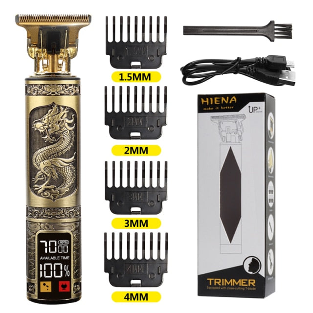 Luxury Beard Trimmer with LCD Display | Rechargeable