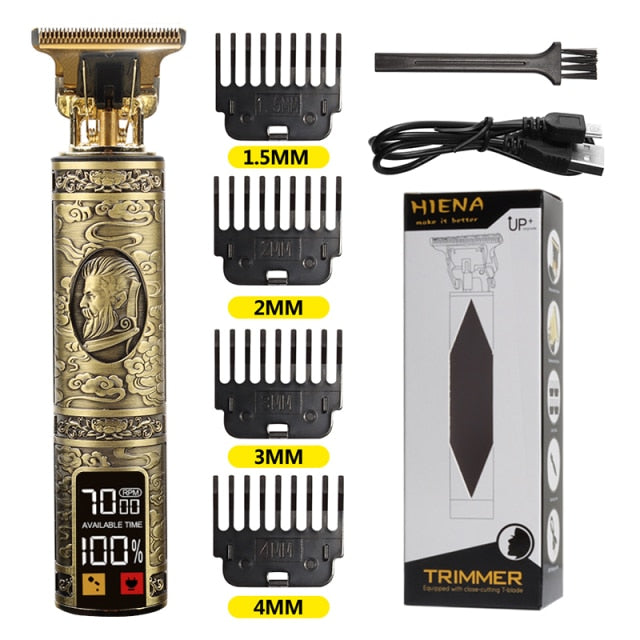 Luxury Beard Trimmer with LCD Display | Rechargeable