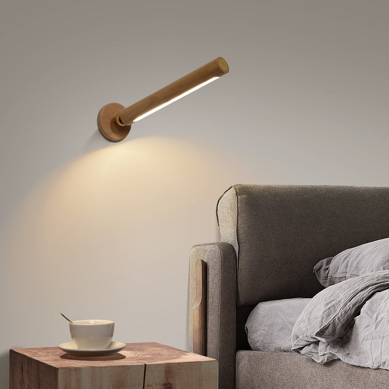 BrightBranch | Wooden Modern Decor Rod Lamp | 360 Degree Rotatable