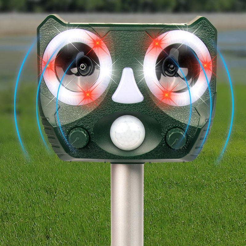 HootRepel | Ultrasonic/Light Animal Repeller