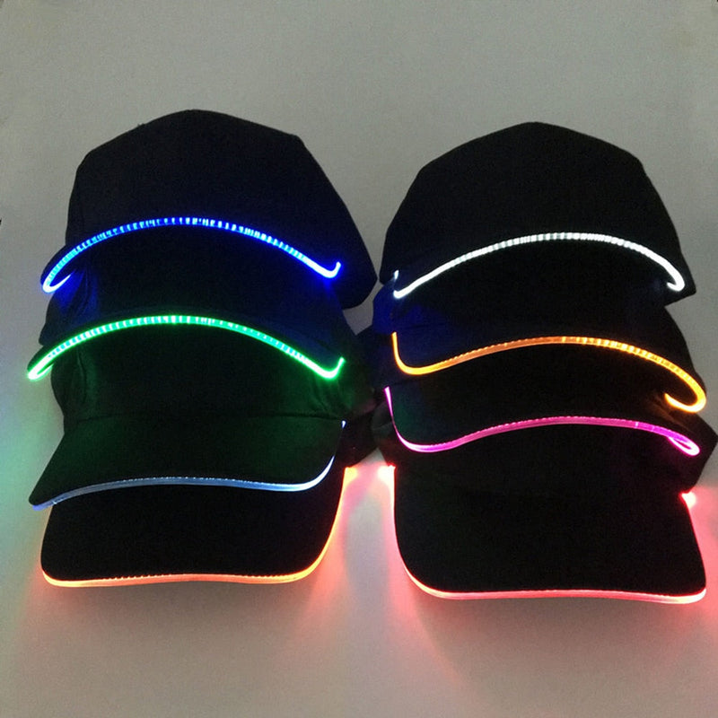 PartyCaps | LED-Rimmed Party Baseball Caps