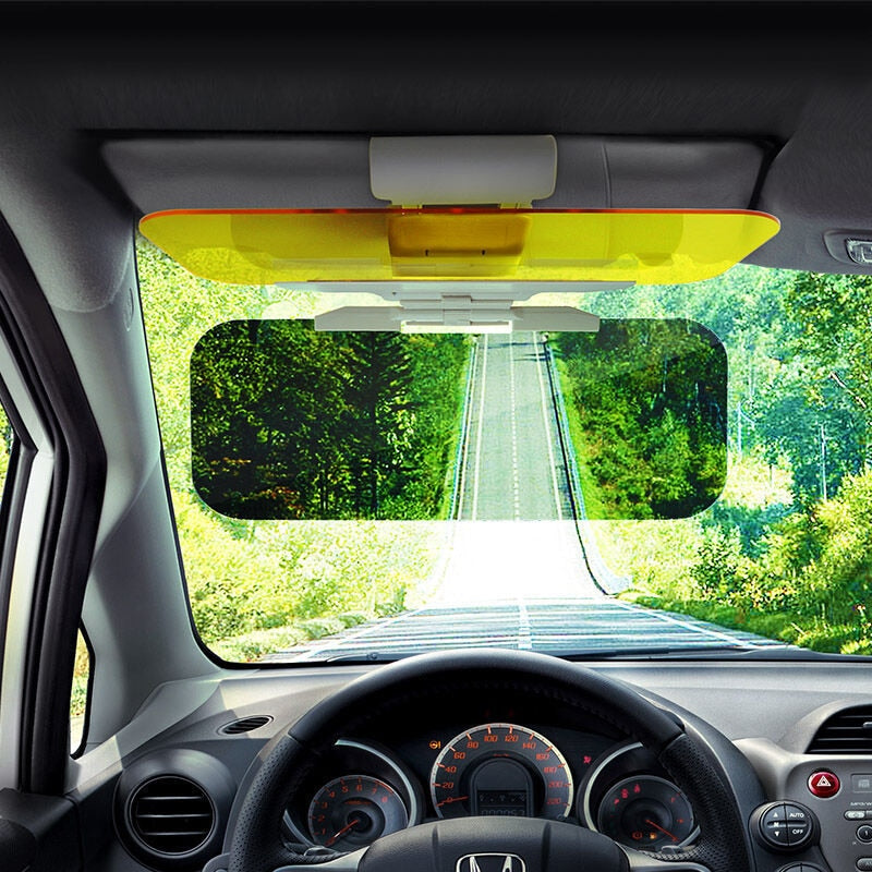 Anti-Glare Windshield Mirror | Large and Foldable