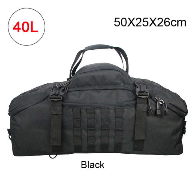 3-Way Mega Heavy Duty Backpack/Shoulder/Handheld Bag | Military, Tactical & Camping