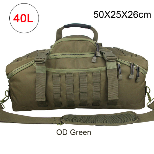 3-Way Mega Heavy Duty Backpack/Shoulder/Handheld Bag | Military, Tactical & Camping