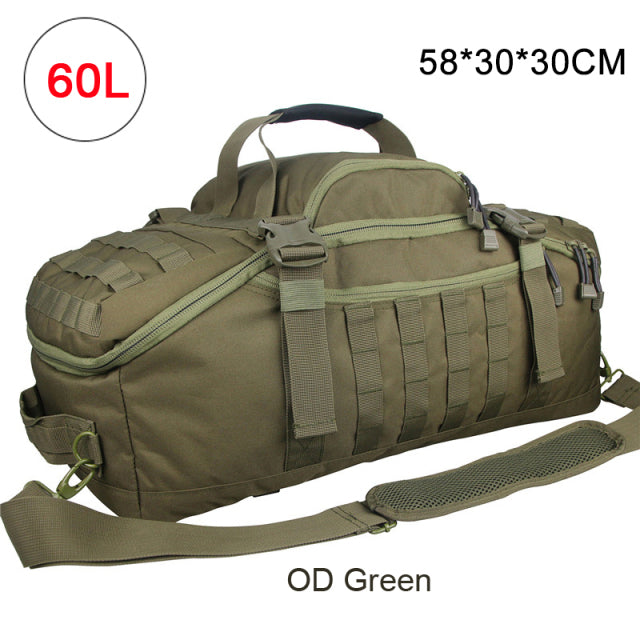 3-Way Mega Heavy Duty Backpack/Shoulder/Handheld Bag | Military, Tactical & Camping