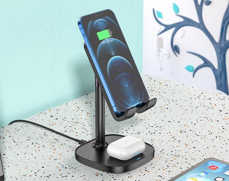 Wireless Phone Holder 15W Charger 2 in 1