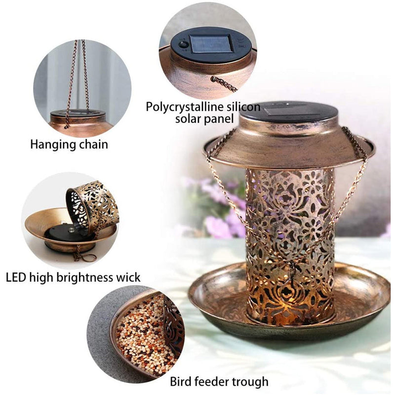 Light-Up Bird Feeder | Hanging Outdoor Decor