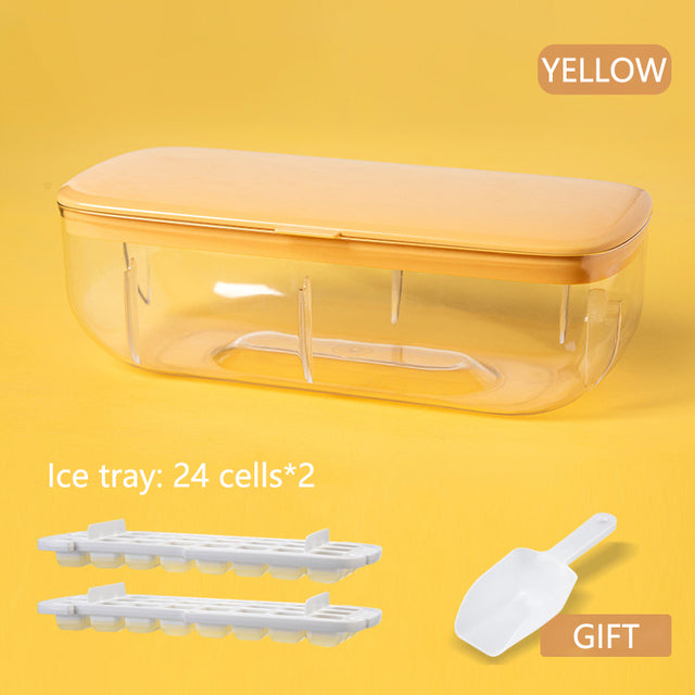 Instant-Press Silicone Ice Cube Maker