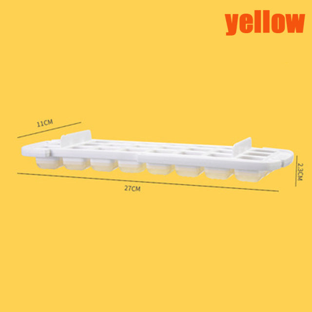 Instant-Press Silicone Ice Cube Maker