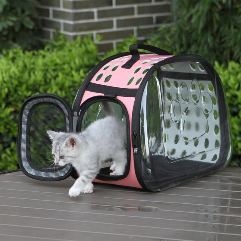 Transparent Breathable Pet Carrier