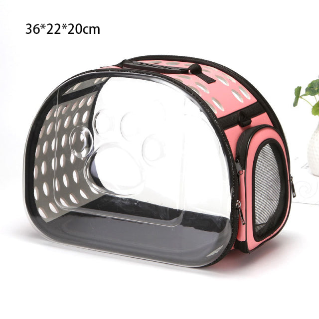 Transparent Breathable Pet Carrier