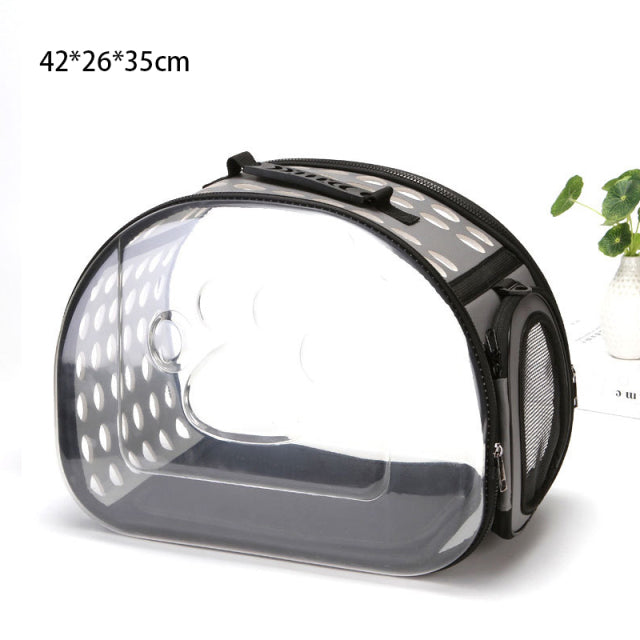 Transparent Breathable Pet Carrier