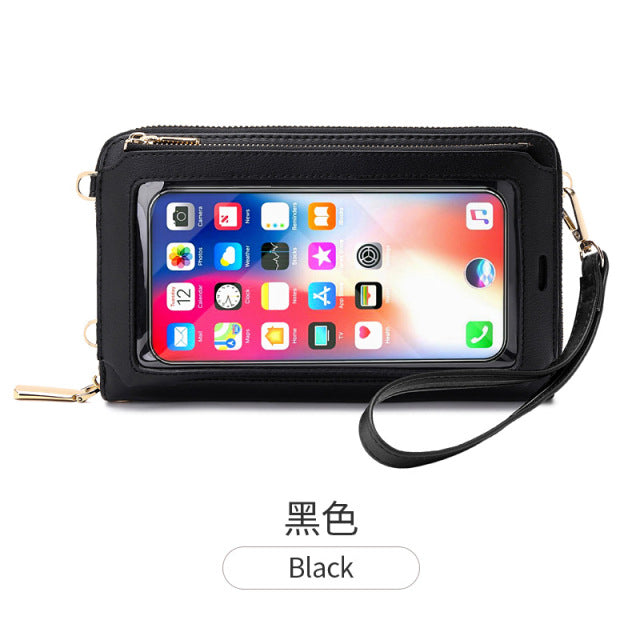 Cell Phone Purse | Transparent Touchscreen Protector & Carrier