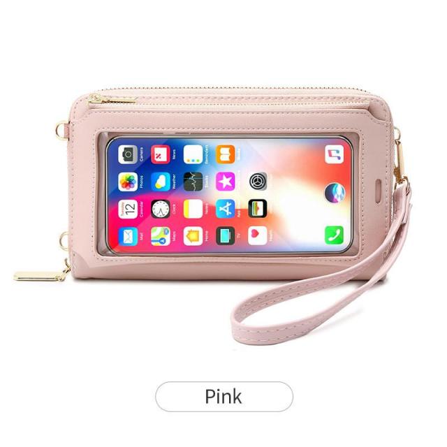 Cell Phone Purse | Transparent Touchscreen Protector & Carrier