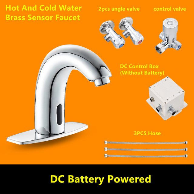 Touch-Free Home Bathroom Faucet Kit