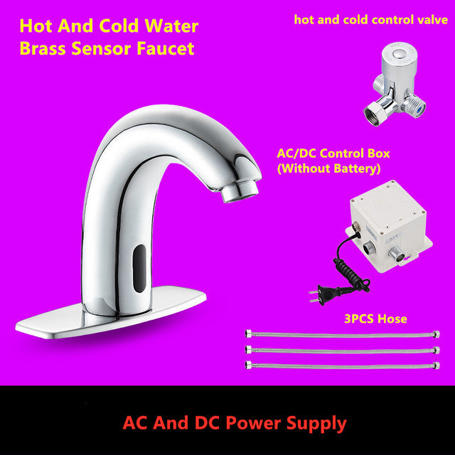 Touch-Free Home Bathroom Faucet Kit