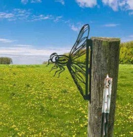 Metal Animal Head Sign Post Attachment