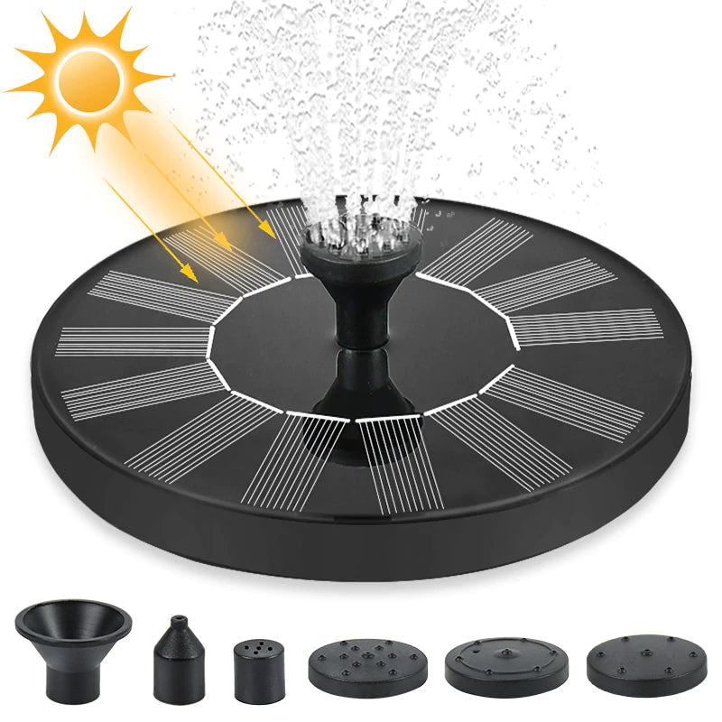 Mini Solar Power Water Fountain