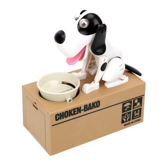 Coin Snatching Cartoon Animal Piggy Bank | Dog, Panda, Kitten