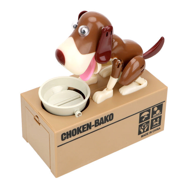 Coin Snatching Cartoon Animal Piggy Bank | Dog, Panda, Kitten