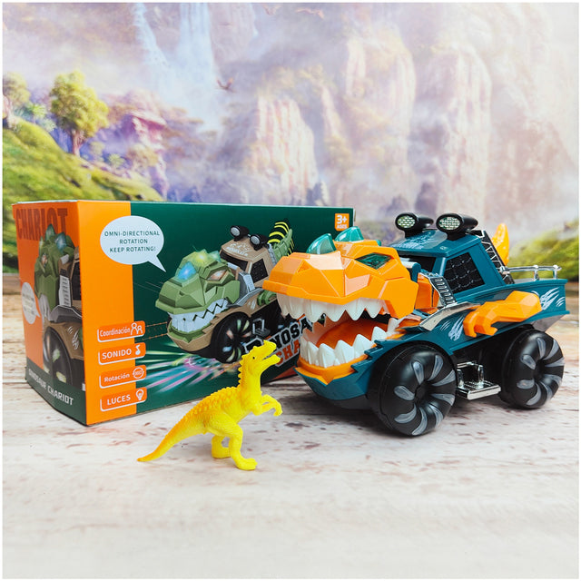 ChompaSaurus! | Dino Monster Truck Toy with LED Wheels