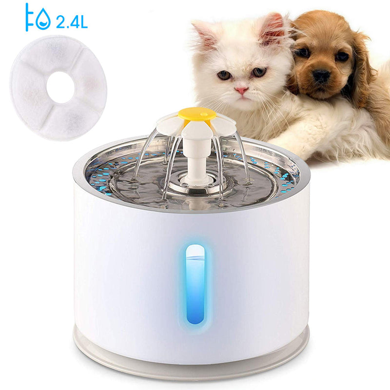 FountiPet | Drinking Fountain for Cats & Dogs | 80oz