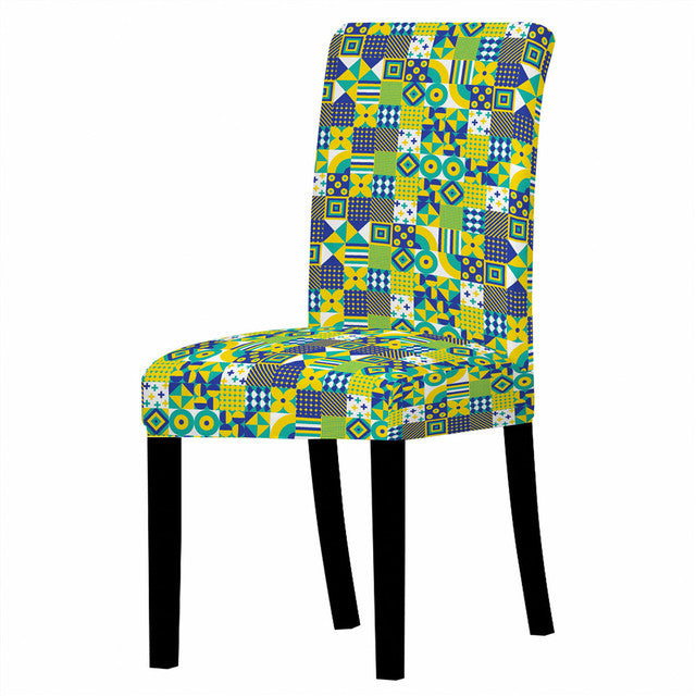 Bohemian Style Chair Cover | Stretchable | 24 Patterns