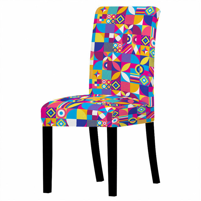 Bohemian Style Chair Cover | Stretchable | 24 Patterns